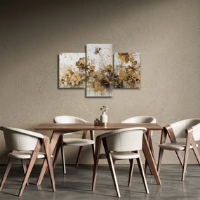 Obraz - Abstraktná kvetinová maľba (90x60 cm)