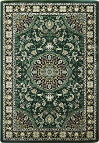 Koberec Anatolia 5857 GREEN – zelený orientálny obdĺžnik Rozmer: 100x200 cm