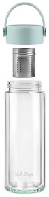 Sklenená fľaša v mentolovej farbe 350 ml Fuori – Vialli Design