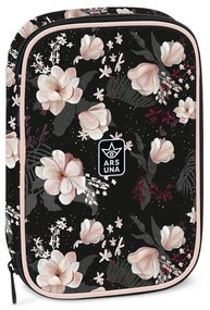 Peračník 1zip poschodový Flowery Black ARS UNA