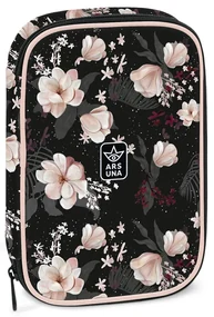 Peračník 1zip poschodový Flowery Black ARS UNA