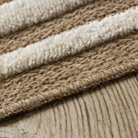 Dywany Łuszczów, Kusový koberec Spark 0687A beige/cream, 80x150, béžová, chodba / predsieň