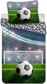 Bavlnené posteľné obliečky Futbalová lopta - 100% bavlna - 70 x 90 cm + 140 x 200 cm
