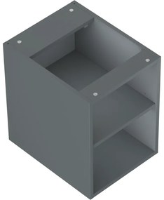 Mexen Box-A, otvorená skrinka s policou 35 cm, grafitová matná, 91AX2-0350-470-0-66
