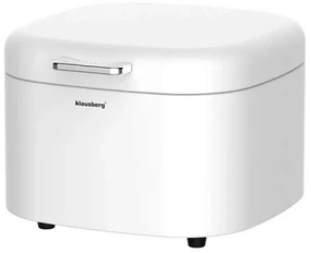 Kovový chlebník Klausberg 7503, biely