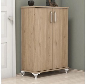 Skrinka na topánky ASTA 100x72 cm hnedá