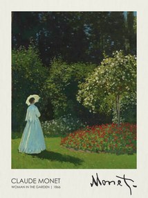 Obrazová reprodukcia Jeanne Marie Lecadre In The Garden (1866), Claude Monet