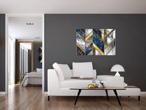 Obraz umelecké abstrakcie (90x60 cm)