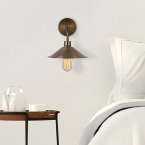 Nástenné svietidlo v bronzovej farbe ø 24 cm Berceste – Opviq lights