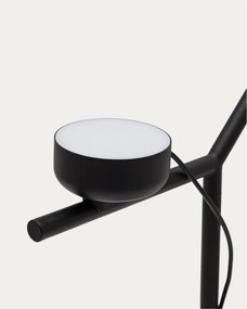 Čierna kovová LED stolová lampa so stmievačom (výška 61,5 cm) Orey – Kave Home