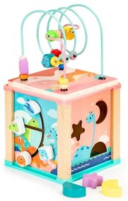 Drevená vzdelávacia kocka, Ecotoys