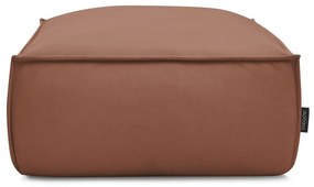 Tmavohnedá podnožka z imitácie kože Boheme – Bobochic Paris