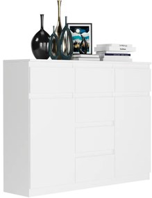 Dizajnová komoda S-62D s čistými líniami - rôzne farebné prevedenia artisan