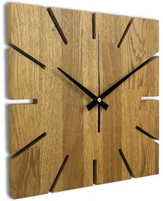 Nástenné hodiny z dubového dreva qartz I SENTOP FB-MAS008