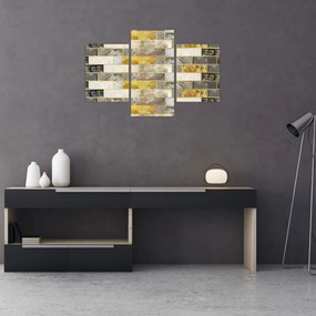 Obraz - Dekor s textúrami (90x60 cm)