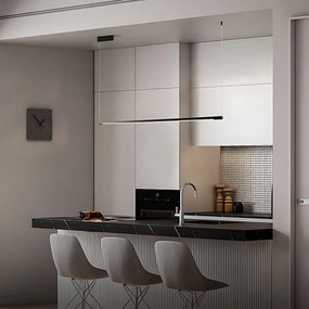 Toolight Toolight, LED závesné osvetlenie 120cm, 15W, 3000K, LHJ031-CP, čierna matná, OSW-50014
