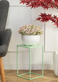 STOJAN NA KVETINÁČ SIMPLE 40X24X24 CM SVETLOZELENÁ