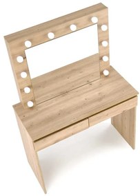 Toaletný stolík Hollywood, dub artisan