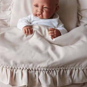 Boho sada s výplňou púdrovo ružová 50x65cm