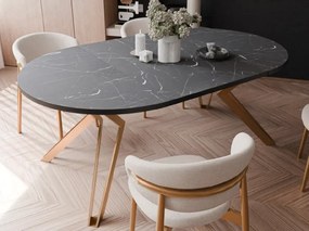 Okrúhly rozkladací jedálenský stôl KODY 100-120cm