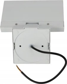 LED Vonkajšie nástenné svietidlo so senzorom LED/18W/230V IP44 biele