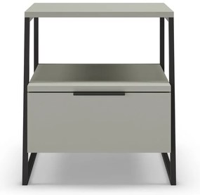 Zeleno-sivý nočný stolík Velia – Marckeric
