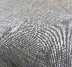 Koberec Allianz 6303 GREY – sivý obdĺžnikový koberec so vzorom Rozmer: 80x150 cm