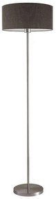 LED stojacia lampa TUNJA 1xE27/20W/230V pr. 38 cm matný chróm/hnedá