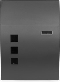 ModernHome Poštová schránka - antracitová, oceľová ModernHome