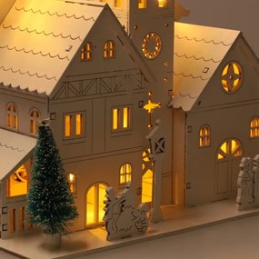 Brilagi - LED vianočná dekorácia LED/2xAA kostolík