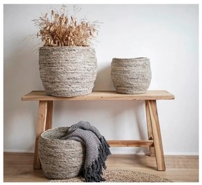 Hnedá drevená záhradná lavica Barcelona – House Nordic