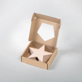 Drevená hviezda na dekoratívny vianočný stromček Spira Large