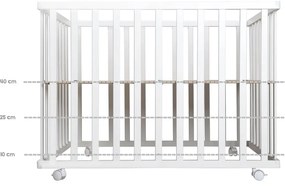 Biela detská ohrádka 100x75 cm Sternenzauber – Roba