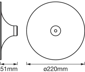 Ledvance - Stropné svietidlo SMART+ TIBEA 1xE27/60W/230V