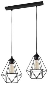 Luster na lanku KARO 2xE27/15W/230V
