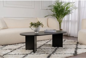Čierny matný konferenčný stolík 60x119 cm Sable – Kalune Design