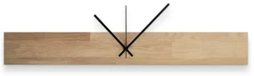 Minimalistické hodiny z prírodného dreva I SENTOP MAS020-osmo-3041-VARNISH
