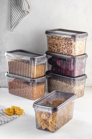 Sada 3 ks potravinových boxů BONNIE antracitová