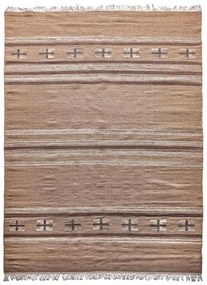 Diamond Carpets koberce Ručne viazaný kusový koberec Ginger DESP P83 Brown Cream - 120x170 cm