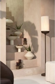 Tmavohnedá stojacia lampa s textilným tienidlom (výška 159 cm) Dania – Light &amp; Living