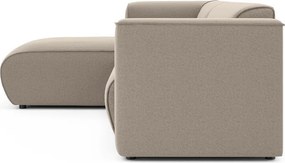 Svetlohnedá rohová pohovka (ľavý roh/s leňoškou) Merid – Ropez