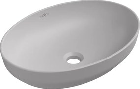 Mexen Cornelia, umývadlo na dosku 50 x 36 cm, sivá matná, 21885067
