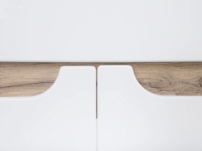 Kúpeľňová stojaci skrinka pod umývadlo BALI biela 80 cm