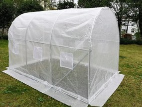 Záhradný fóliovník 3x6m BIELY + darček