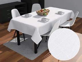 Biante Teflónový obdĺžnikový obrus Milano TF-094 - biely 100x140 cm