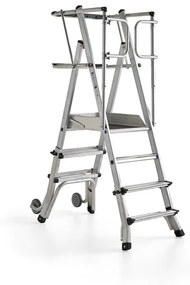 Plošinový rebrík ATOP, 3-4 priečky, 710-890 mm