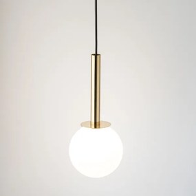 Luster na lanku DAISY 1xG9/12W/230V pr. 14 cm zlatá/čierna/biela