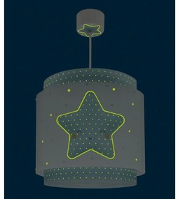 Dalber 76012T - Detský luster BABY DREAMS 1xE27/15W/230V modrá