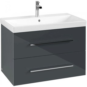 VILLEROY &amp; BOCH Avento závesná skrinka pod umývadlo, 2 zásuvky, 780 x 452 x 514 mm, Crystal Grey, A89100B1