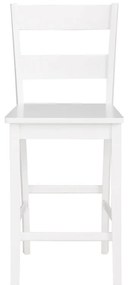 Biela barová stolička z borovicového dreva (výška sedadla 60 cm) Torpedo – Støraa